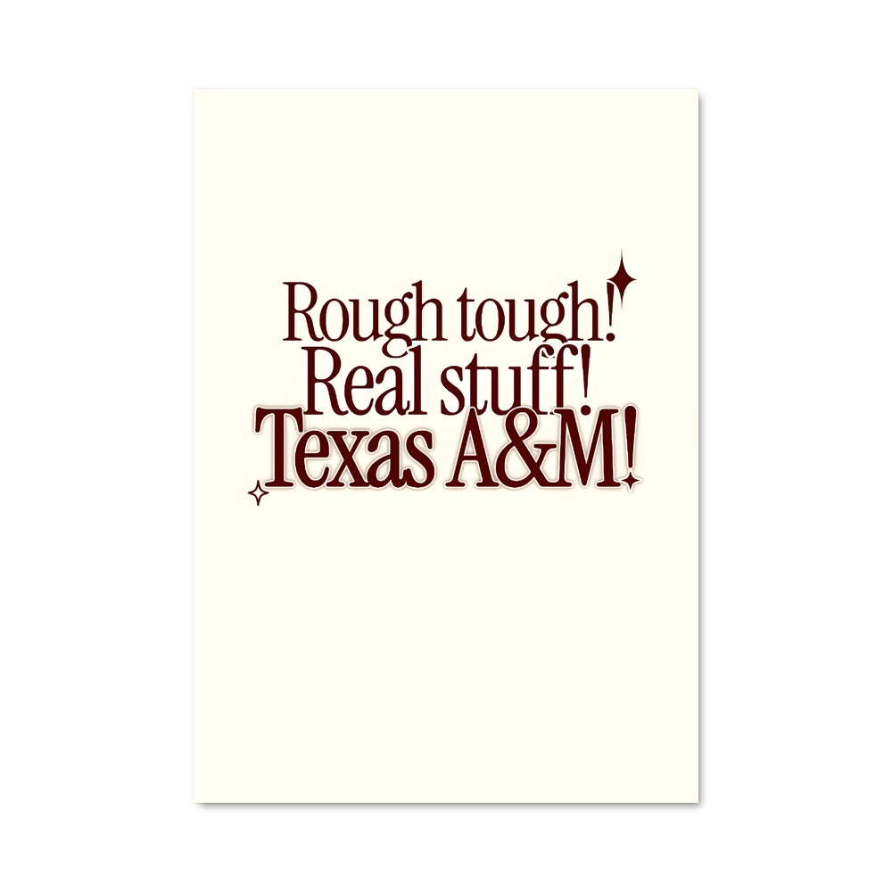 Poster Texas aandm Texanes